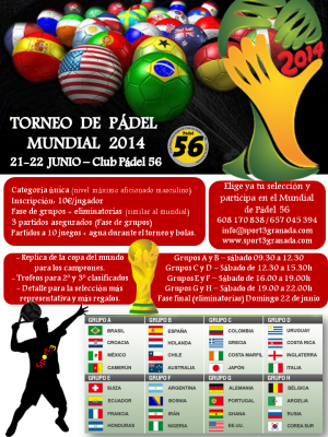 torneo mundial Padel 56